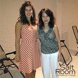 Ashley Steiner owner of the salt room with Salt Room Mandarin Florida Licensee