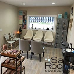 The lobby area of the salt room winter haven florida